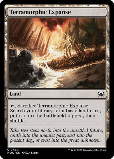 Terramorphic Expanse (Commander: March of the Machine) Light Play