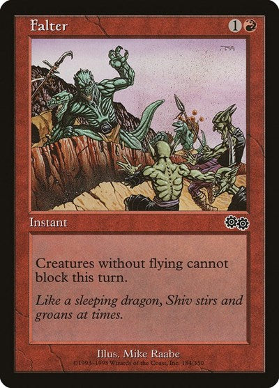 Falter (Urza's Saga) Light Play