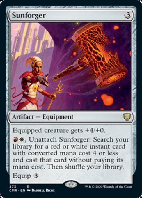 Sunforger (Commander 2020 Commander Legends) Light Play