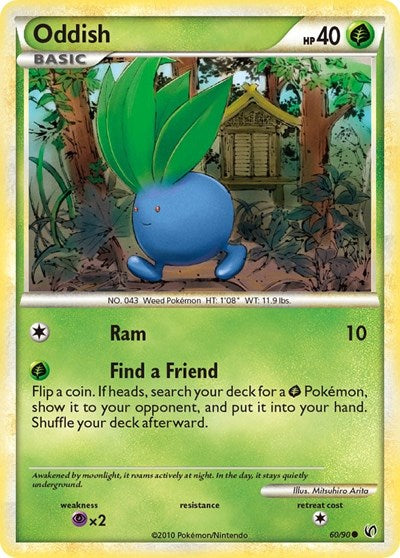 Oddish (Undaunted) Damaged / Poor