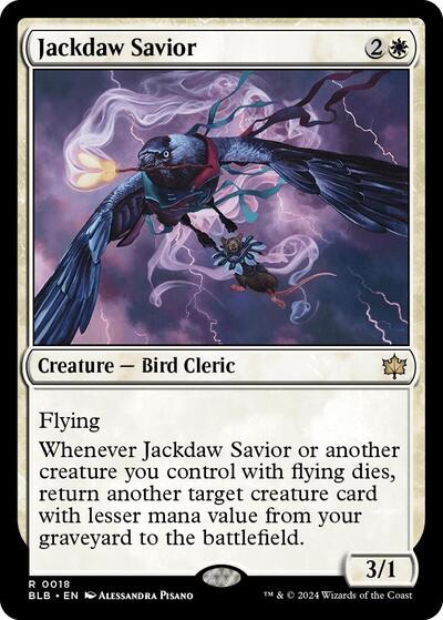Jackdaw Savior (Bloomburrow) Light Play