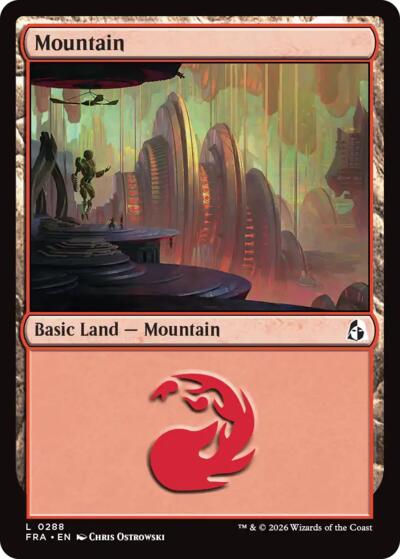 Mountain (0288) (Reality Fracture) Light Play Foil