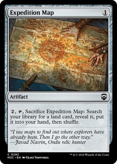 Expedition Map (Commander: Modern Horizons 3) Light Play