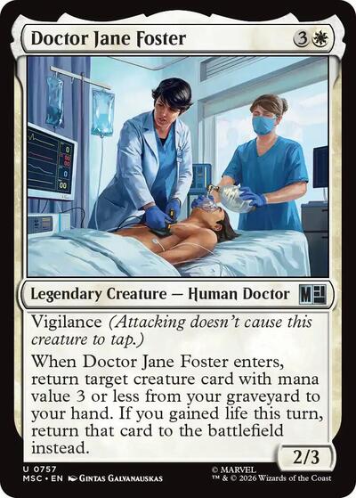 Doctor Jane Foster (Commander: Marvel Super Heroes) Light Play
