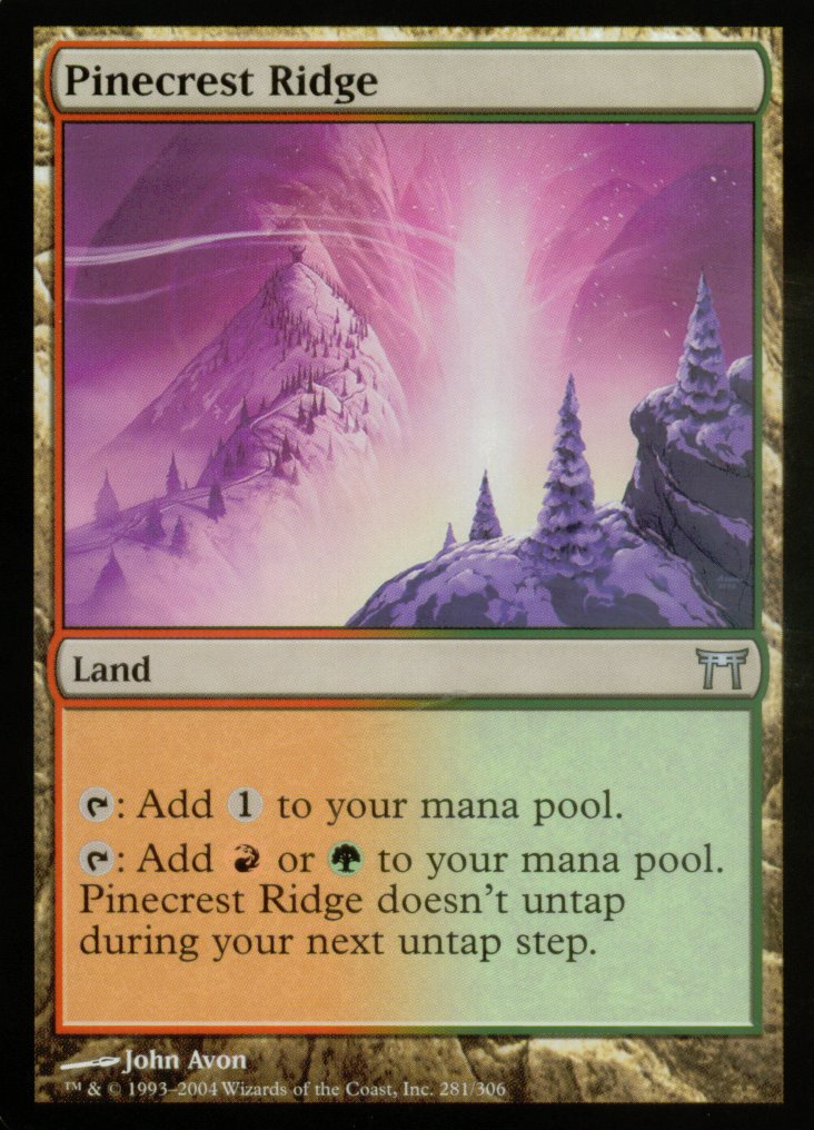 Pinecrest Ridge (Champions of Kamigawa) Light Play