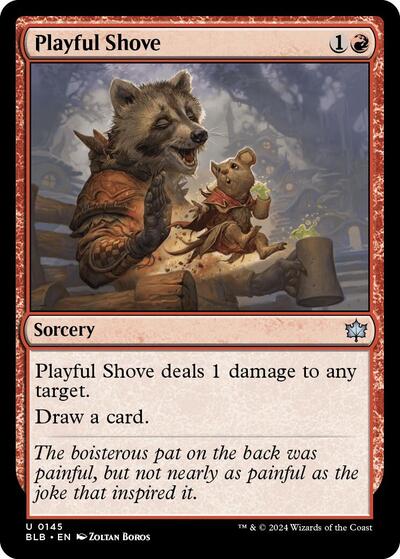 Playful Shove (Bloomburrow) Light Play