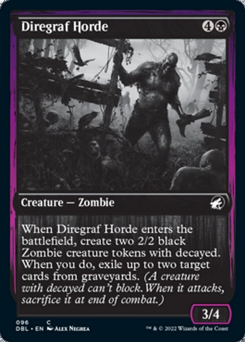 Diregraf Horde (Innistrad: Double Feature) Light Play