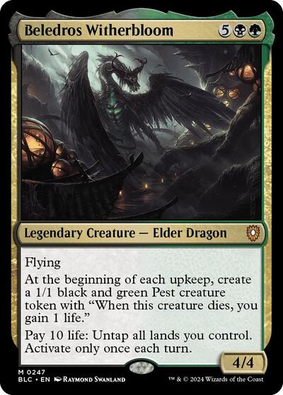 Beledros Witherbloom (Commander: Bloomburrow) Light Play