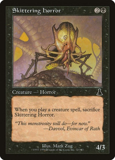 Skittering Horror (Urza's Destiny) Light Play