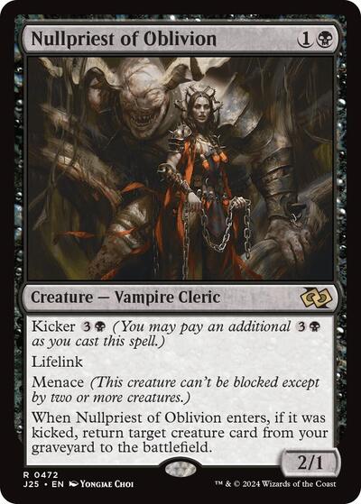 Nullpriest of Oblivion (Foundations Jumpstart) Light Play
