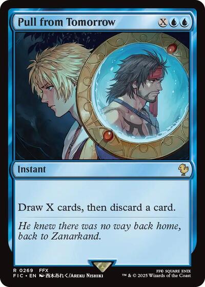 Pull from Tomorrow (Commander: FINAL FANTASY) Light Play