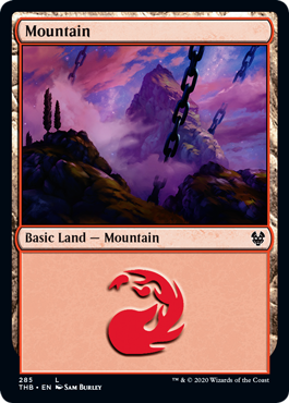 Mountain (285) (Theros Beyond Death) Light Play