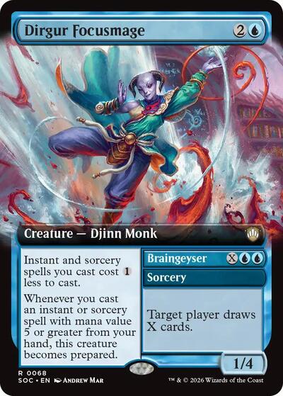 Dirgur Focusmage (Extended Art) (Commander: Secrets of Strixhaven) Light Play