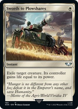 Swords to Plowshares (Universes Beyond: Warhammer 40K) Light Play