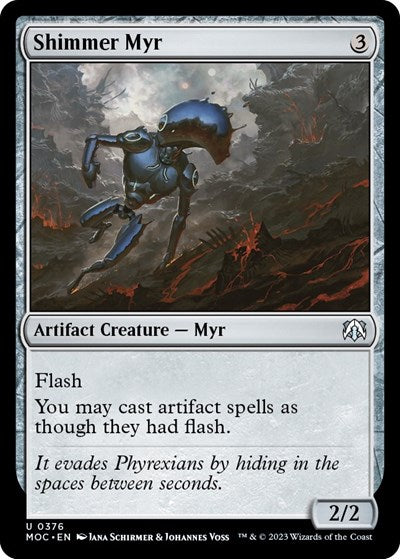 Shimmer Myr (Commander: March of the Machine) Light Play
