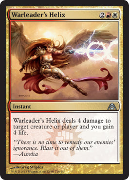 Warleader's Helix (Dragon's Maze) Light Play Foil