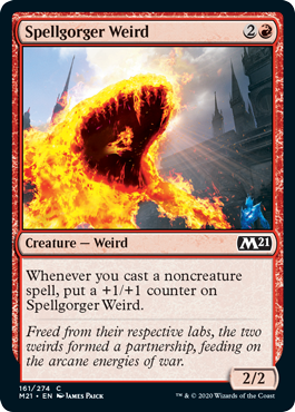 Spellgorger Weird (Magic 2021 Core Set) Light Play