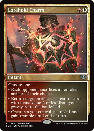 Lorehold Charm (Promo Pack: Secrets of Strixhaven) Light Play Foil