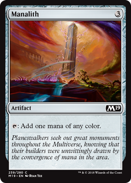 Manalith (Magic 2019 Core Set) Light Play