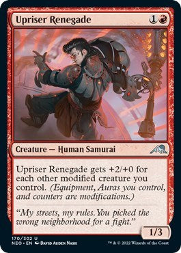 Upriser Renegade (Kamigawa: Neon Dynasty) Light Play