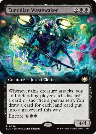Eumidian Wastewaker (Extended Art) (Commander: Edge of Eternities) Light Play