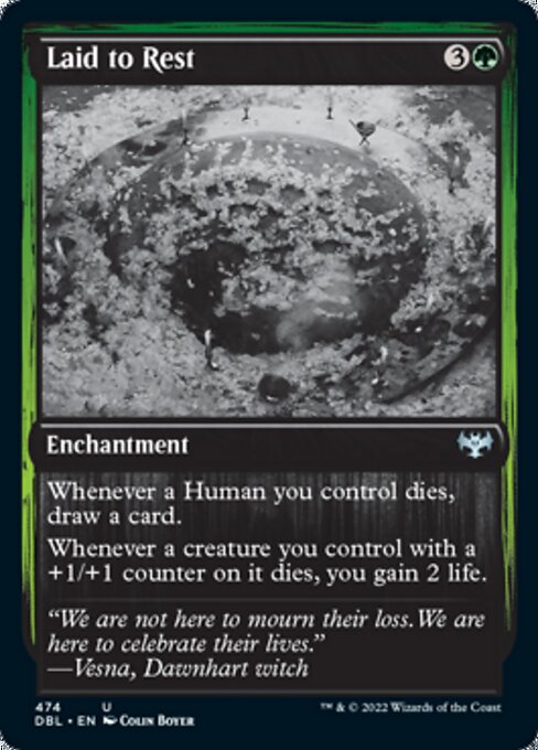 Laid to Rest (Innistrad: Double Feature) Light Play