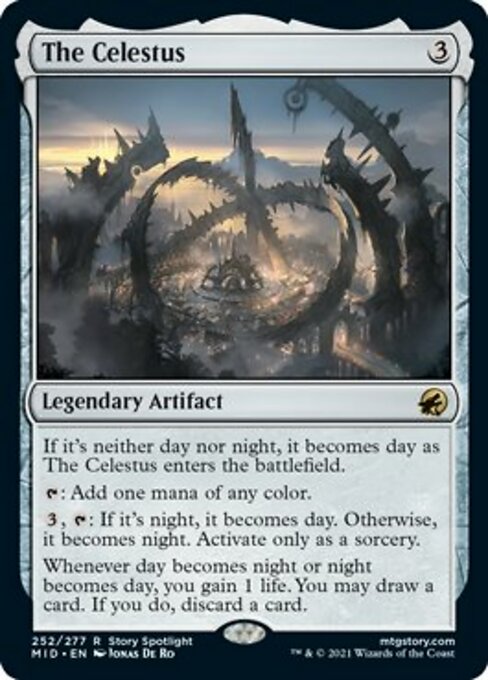 The Celestus (Innistrad: Midnight Hunt) Light Play