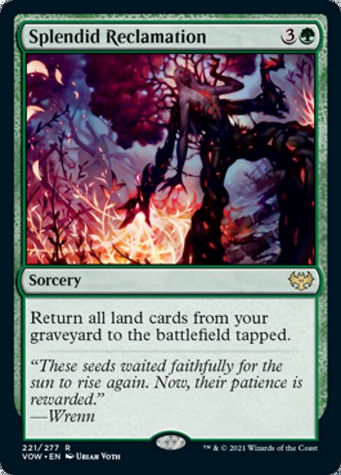 Splendid Reclamation (Innistrad: Crimson Vow) Light Play