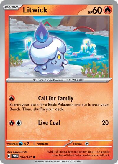 Litwick (SV06: Twilight Masquerade) Light Play