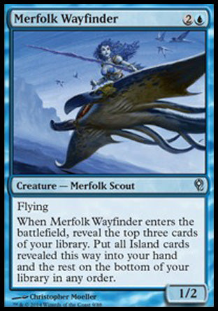 Merfolk Wayfinder (Duel Decks: Jace vs Vraska) Light Play