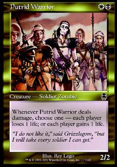 Putrid Warrior (Apocalypse) Medium Play