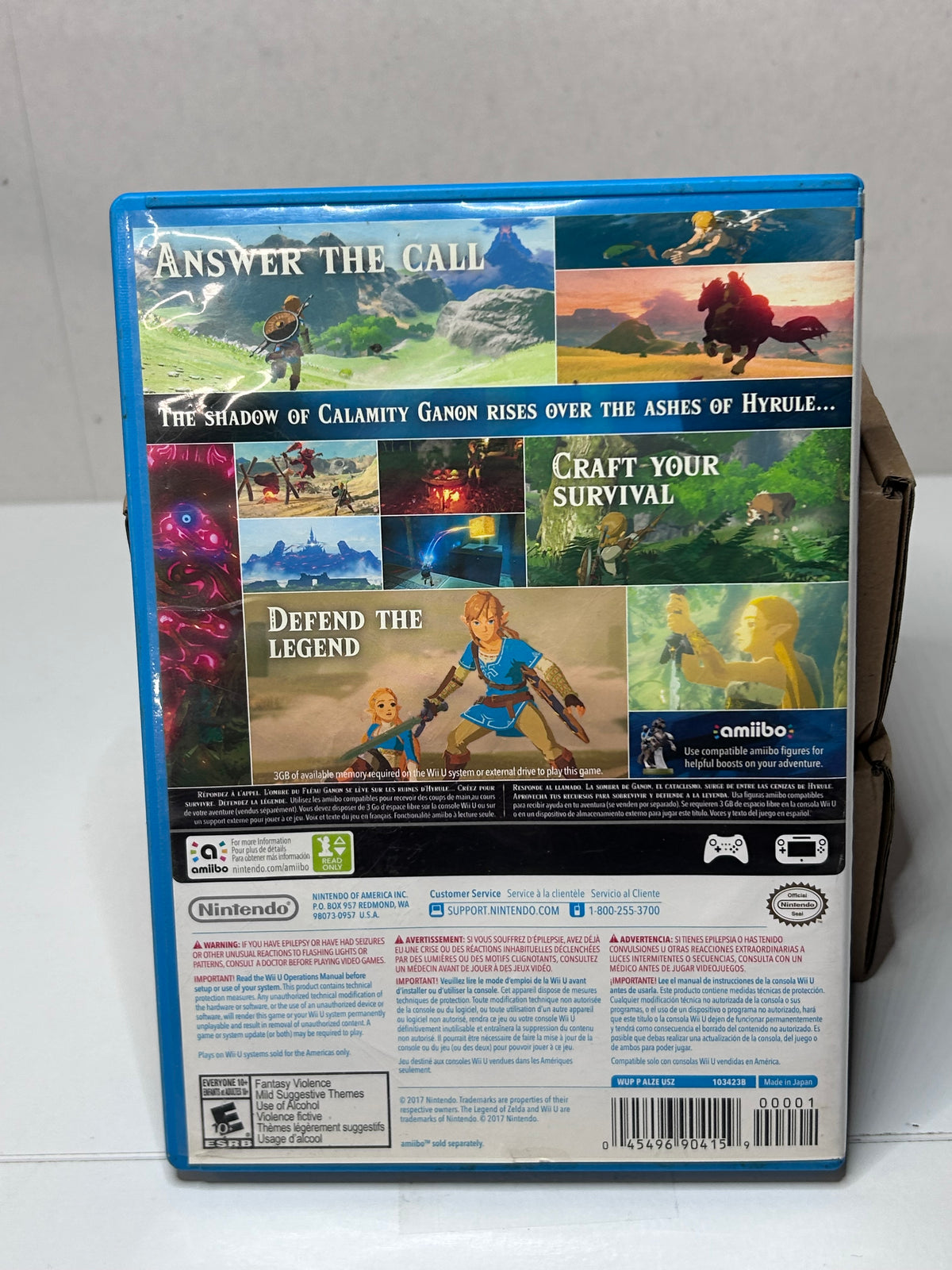 The Legend of Zelda Breath of the Wild (Wii U)