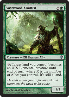 Vastwood Animist (Worldwake) Light Play