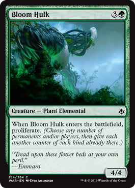 Bloom Hulk (War of the Spark) Light Play