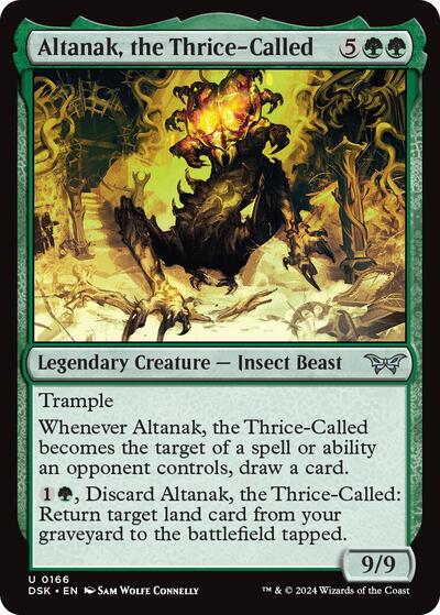 Altanak, the Thrice-Called (Duskmourn: House of Horror) Light Play Foil