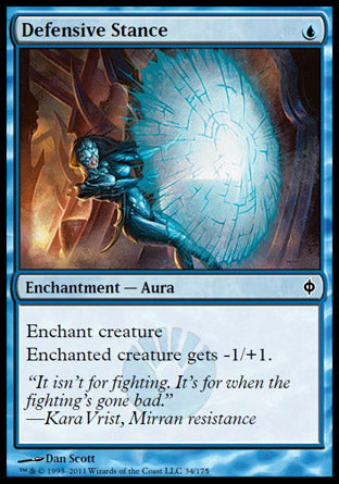 Defensive Stance (New Phyrexia) Light Play