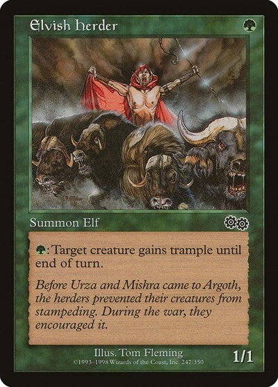 Elvish Herder (Urza's Saga) Medium Play