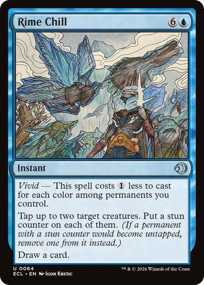 Rime Chill (Lorwyn Eclipsed) Light Play