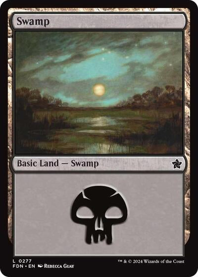 Swamp (Foundations) Light Play Foil