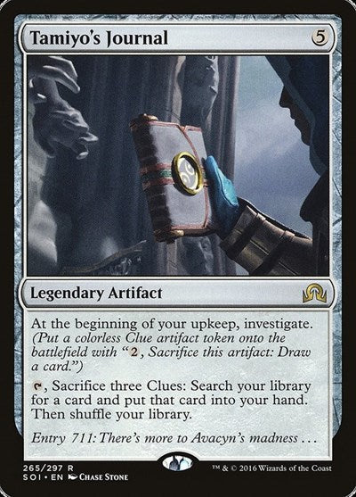 Tamiyo's Journal (Entry 711) (Shadows Over Innistrad) Light Play