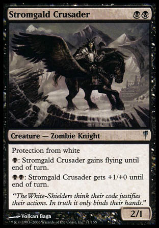 Stromgald Crusader (Coldsnap) Light Play