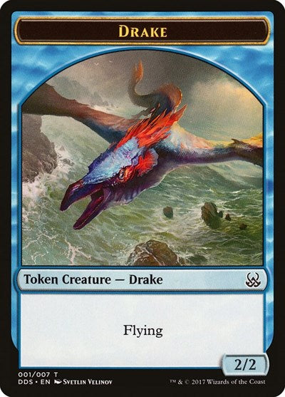 Drake Token (Duel Decks: Mind vs Might) Light Play