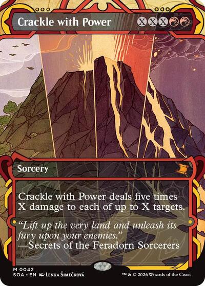 Crackle with Power (Secrets of Strixhaven: Mystical Archive) Near Mint Foil