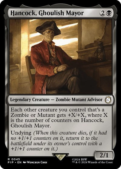 Hancock, Ghoulish Mayor (Universes Beyond: Fallout) Light Play
