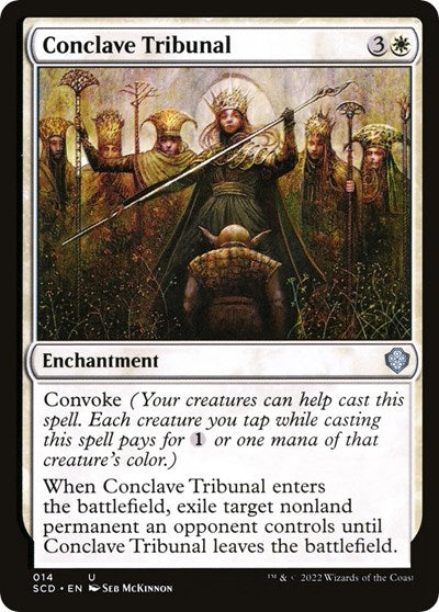 Conclave Tribunal (Commander 2022 Starter Decks) Light Play