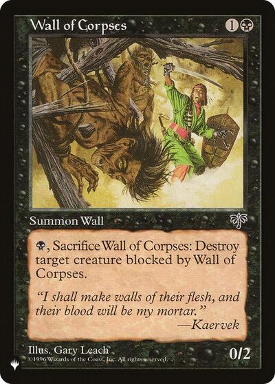 Wall of Corpses (The List) Light Play