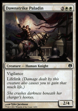Dawnstrike Paladin (Duel Decks: Heroes vs Monsters) Medium Play