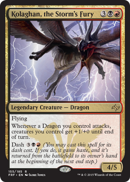 Kolaghan, the Storm's Fury (Fate Reforged) Damaged / Poor
