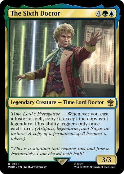 The Sixth Doctor (Universes Beyond: Doctor Who) Light Play