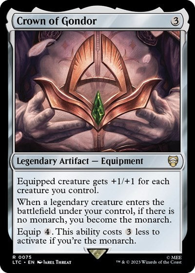 Crown of Gondor (Commander: The Lord of the Rings: Tales of Middle-earth) Light Play